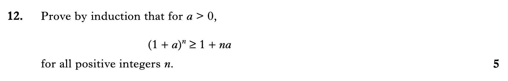 2007 Question 12