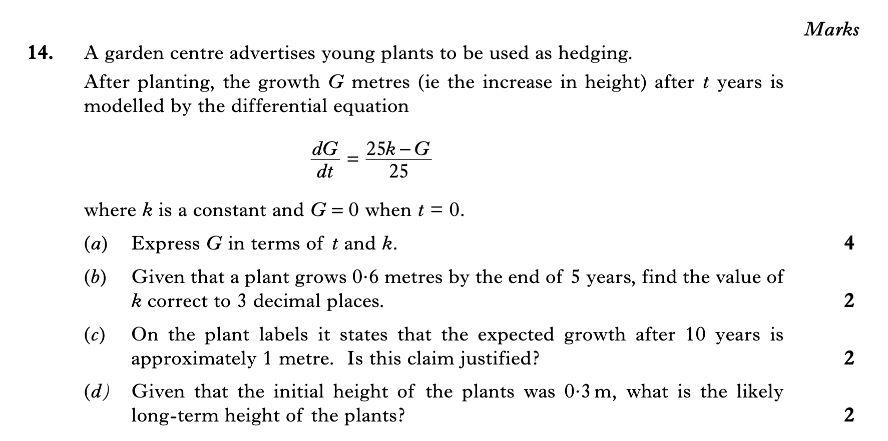 2007 Question 14