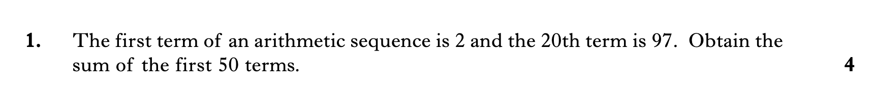 2008 Question 1