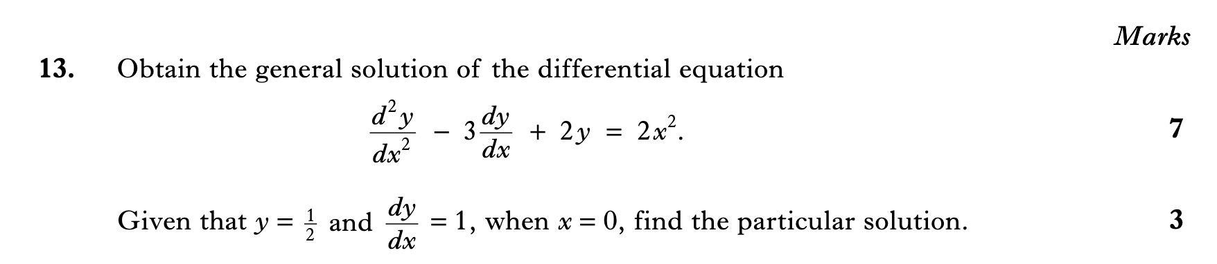2008 Question 13