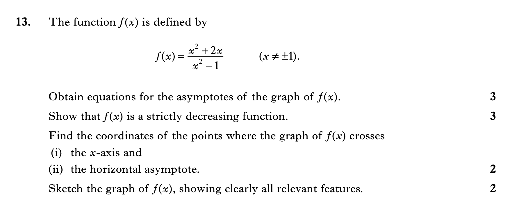 2009 Question 13