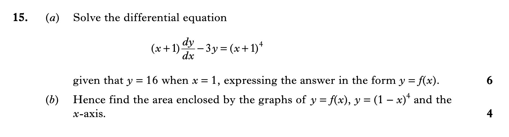 2009 Question 15