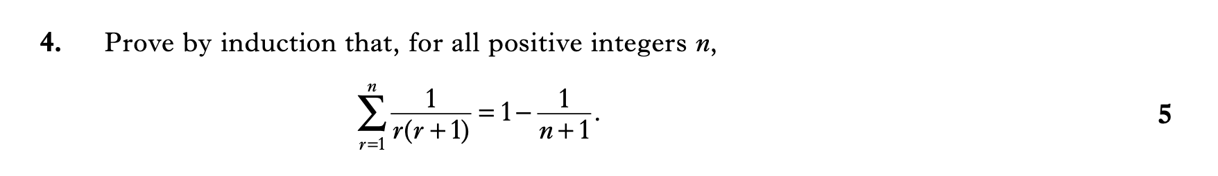 2009 Question 4
