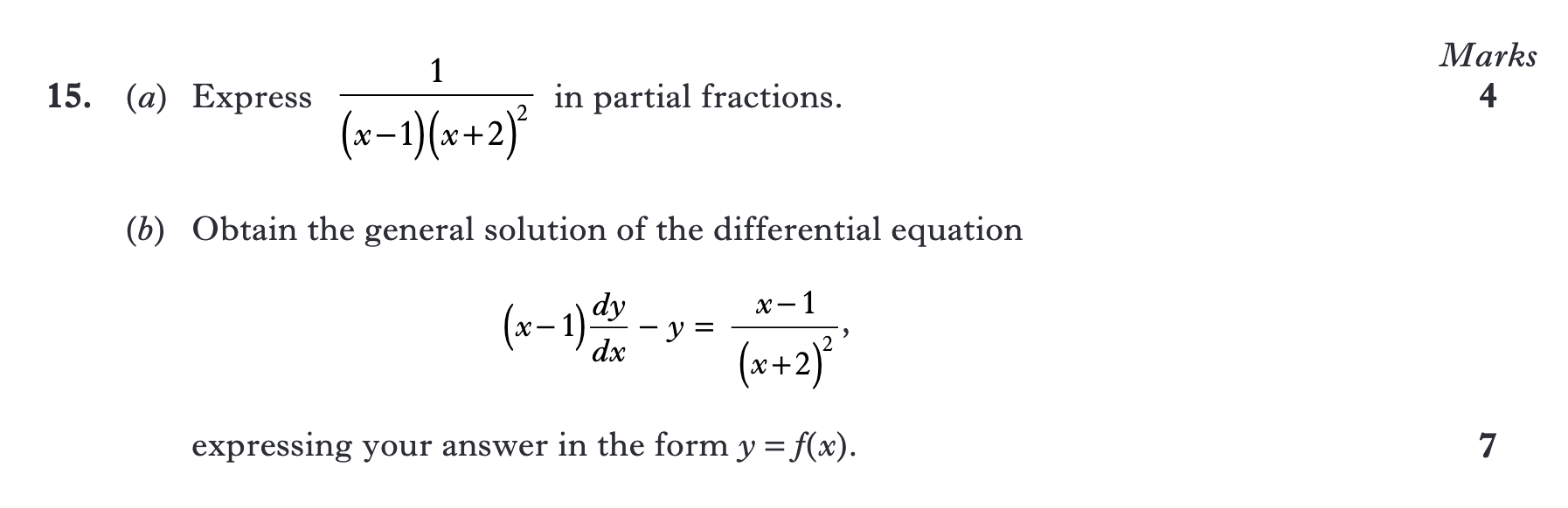2012 Question 15