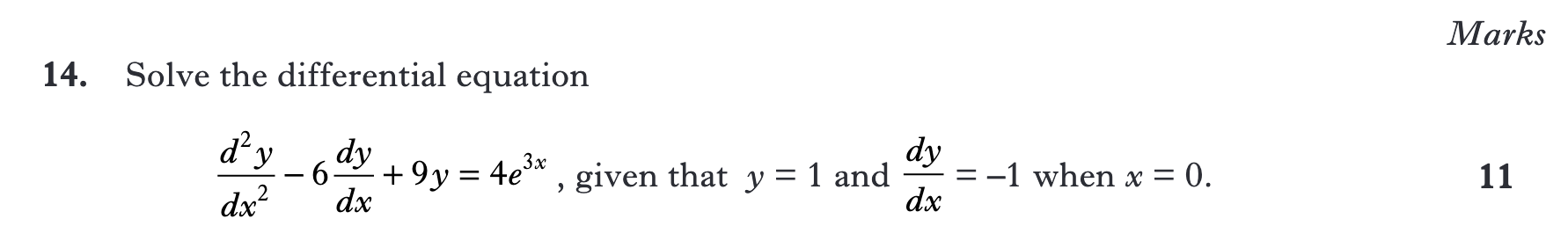 2013 Question 14