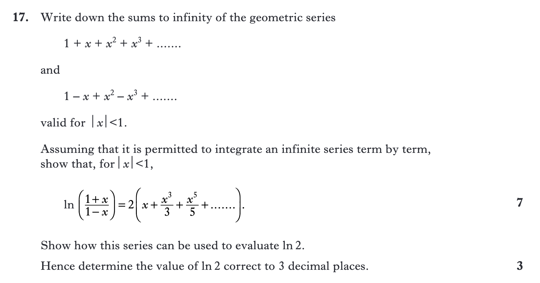 2013 Question 17