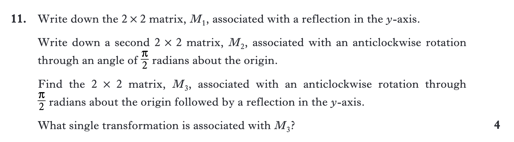 2015 Question 11