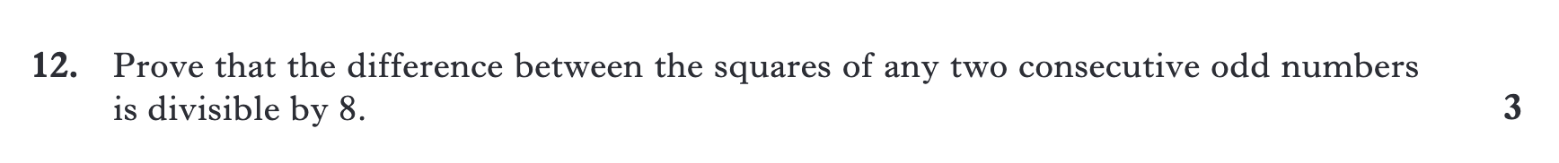 2015 Question 12