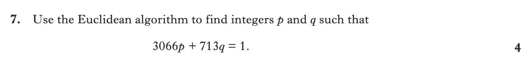 2015 Question 7