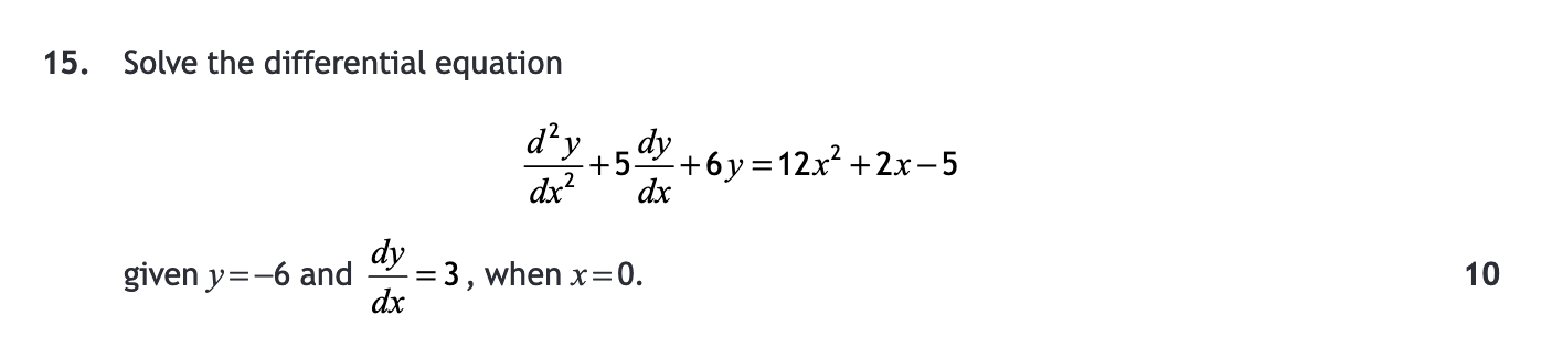 2016 Question 15