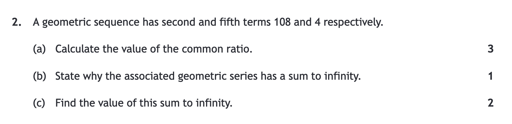 2016 Question 2