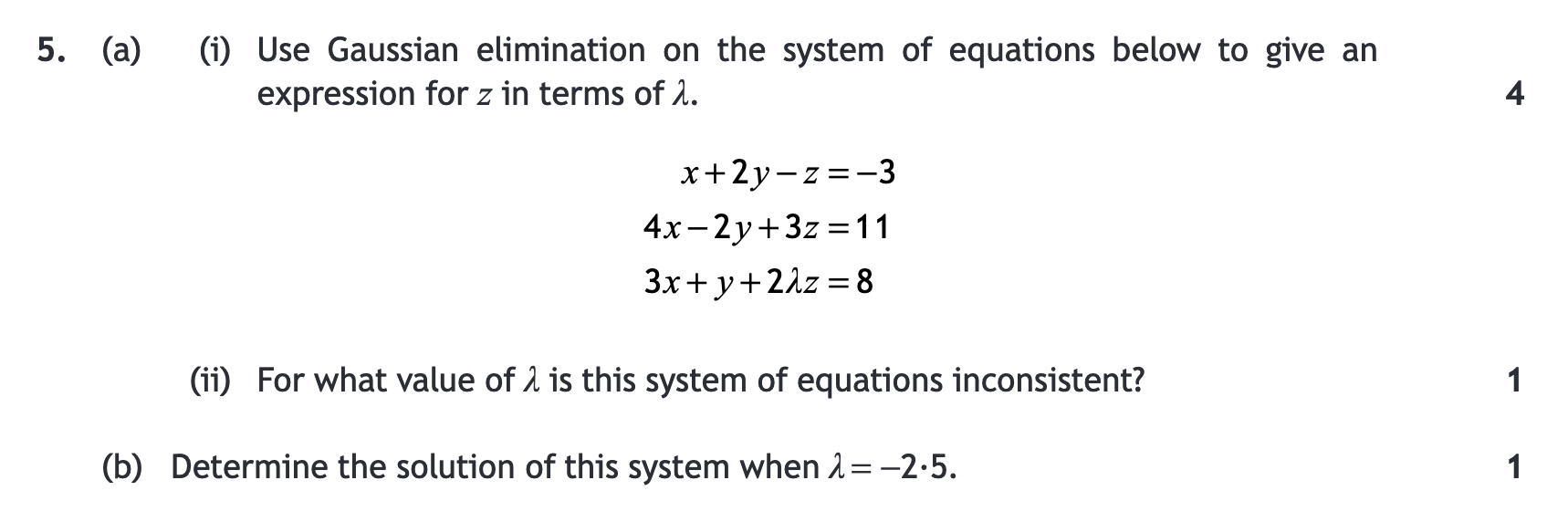 2017 Question 5