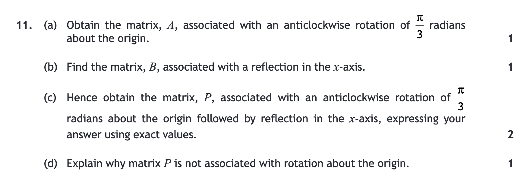 2018 Question 11