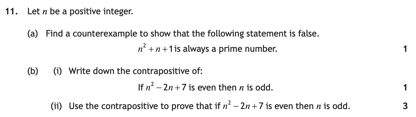 2019 Question 11