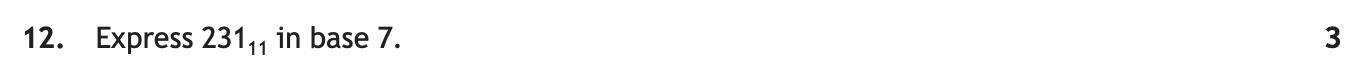 2019 Question 12