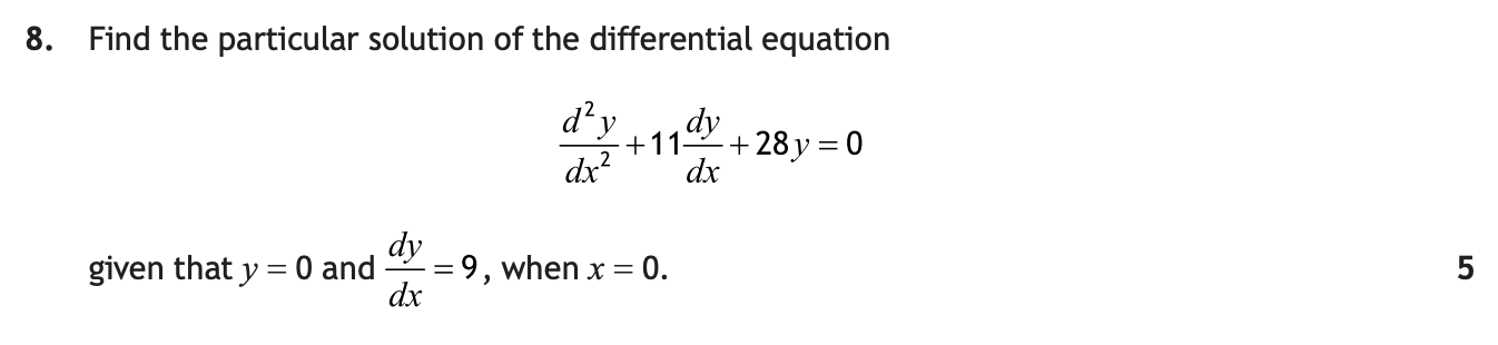 2019 Question 8